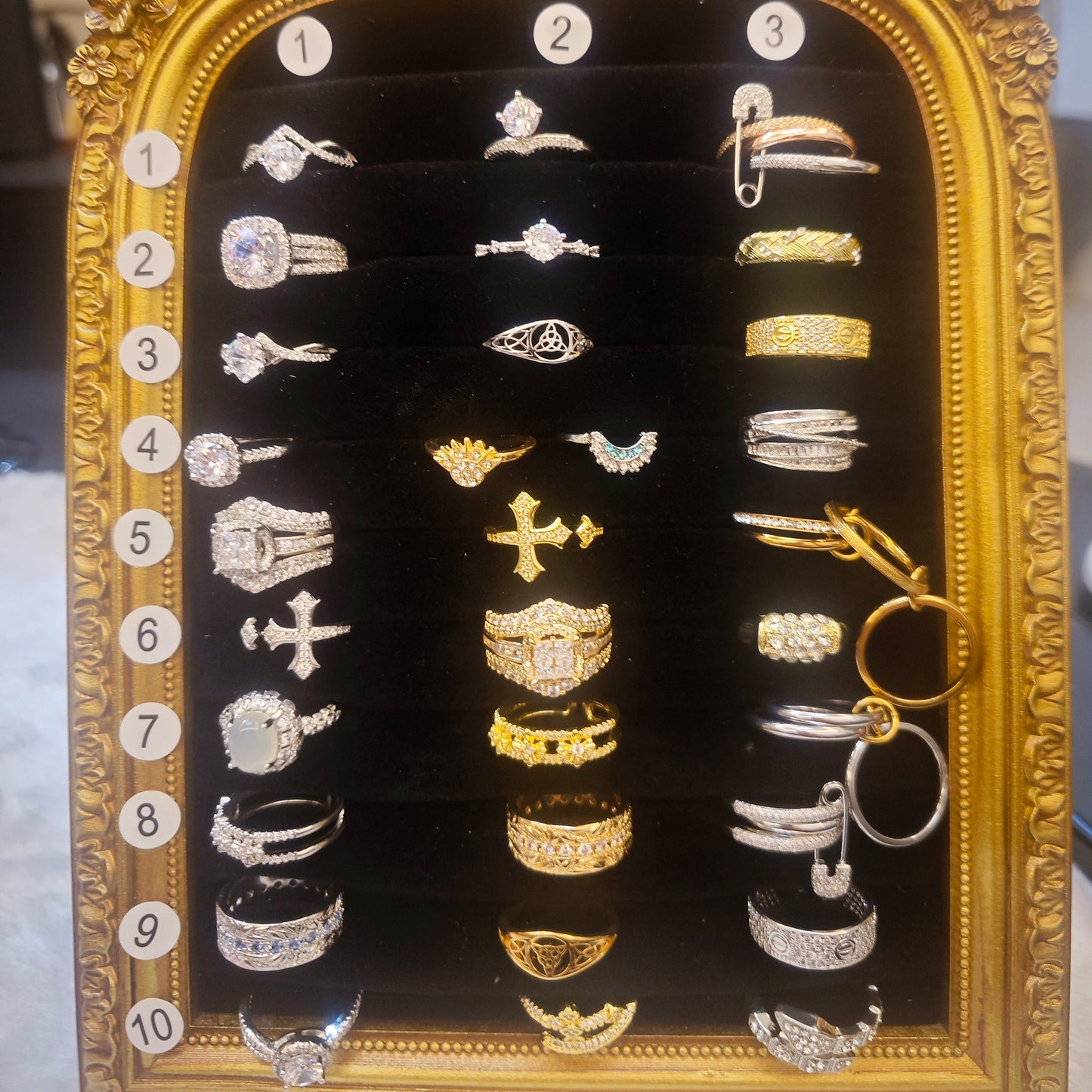 💍（SIZE9-11）【Number-Selected Rings】Buy 3 Get 1 Free! Fashion Alloy Rings · Multiple Styles · Limited Offer💍