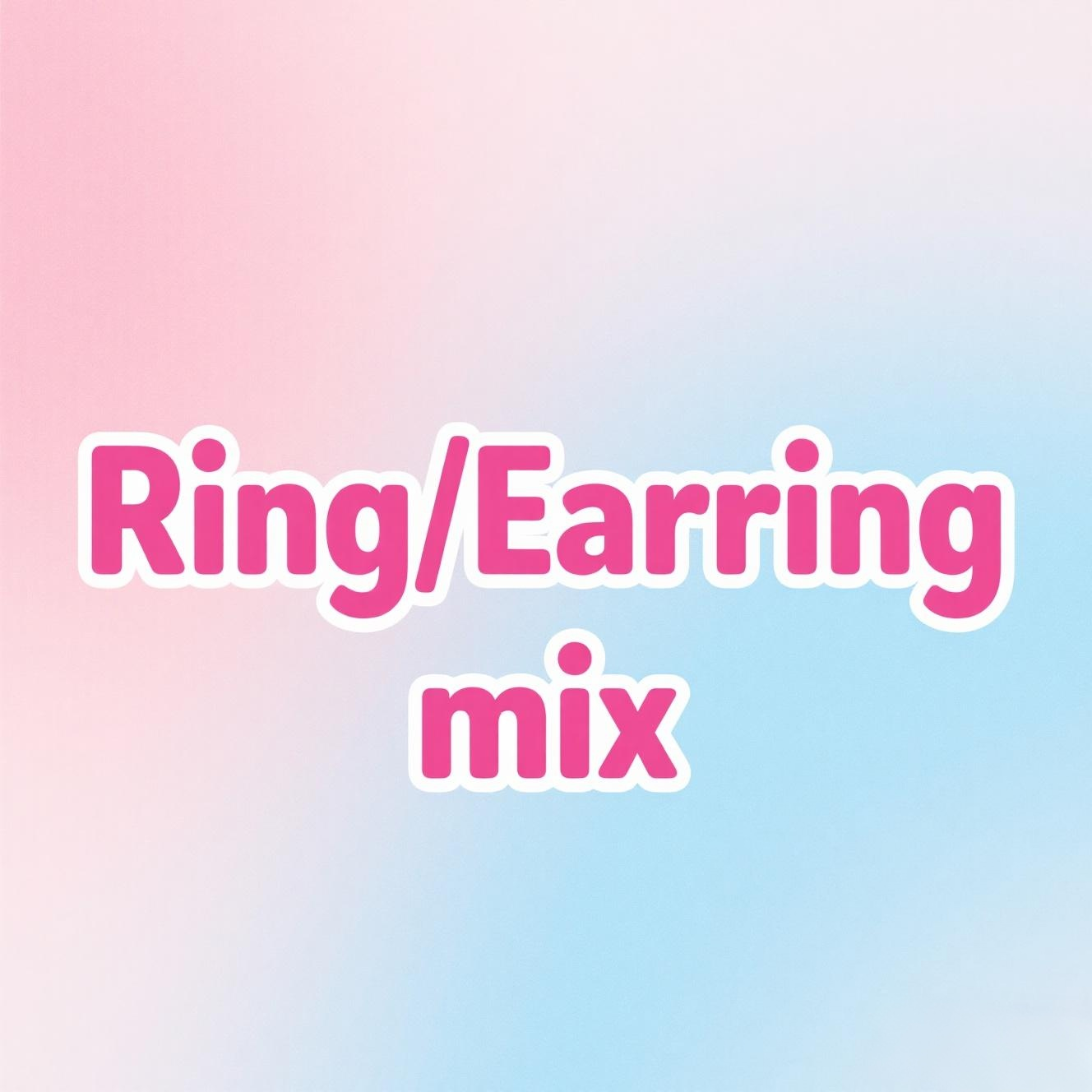 ✨【Number-Selected Earrings/rings】Fashion Alloy Studs · Mix & Match Styles · Limited Time Offer✨