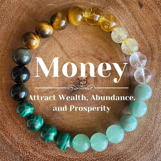 【07】Natural Crystal Gradient Bracelet – Daily Self-Care & Mindfulness Jewelry
