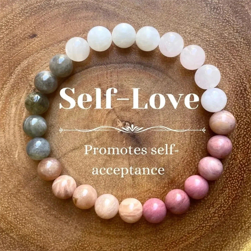 【07】Natural Crystal Gradient Bracelet – Daily Self-Care & Mindfulness Jewelry